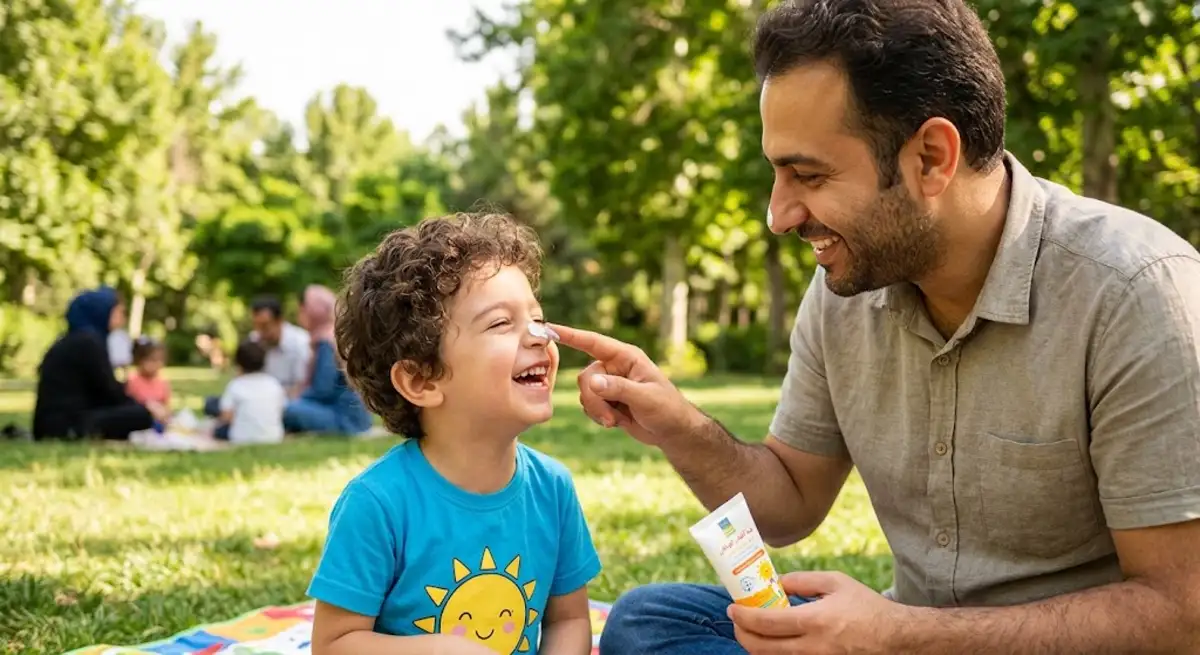 نشانه های مراقبت از پوست کودکان