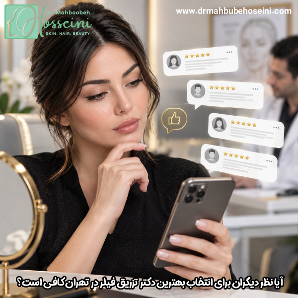 آیا نظر دیگران برای انتخاب بهترین دکتر تزریق فیلر در تهران کافی است؟